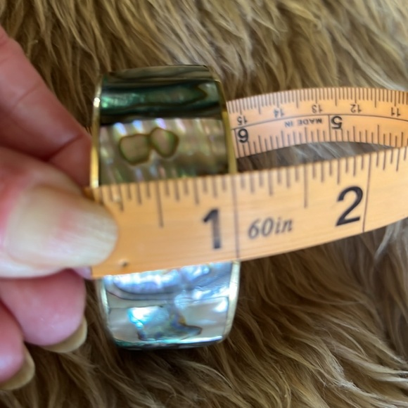 Vintage Mexican Alpaca Cuff Bracelet - Picture 11 of 13